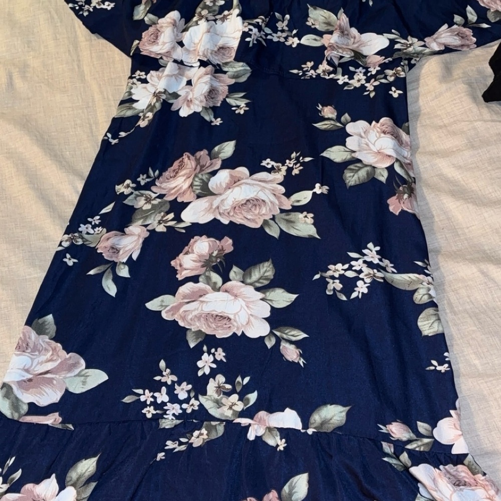 Floral Navy Dress
